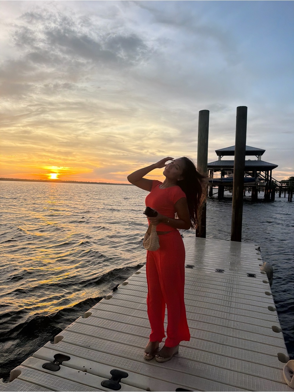 Zara Red Linen Pants